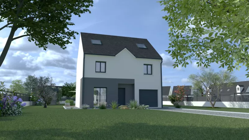 image tm Projet de construction d'une maison 130.15 m² avec terrain à JARGEAU (45)