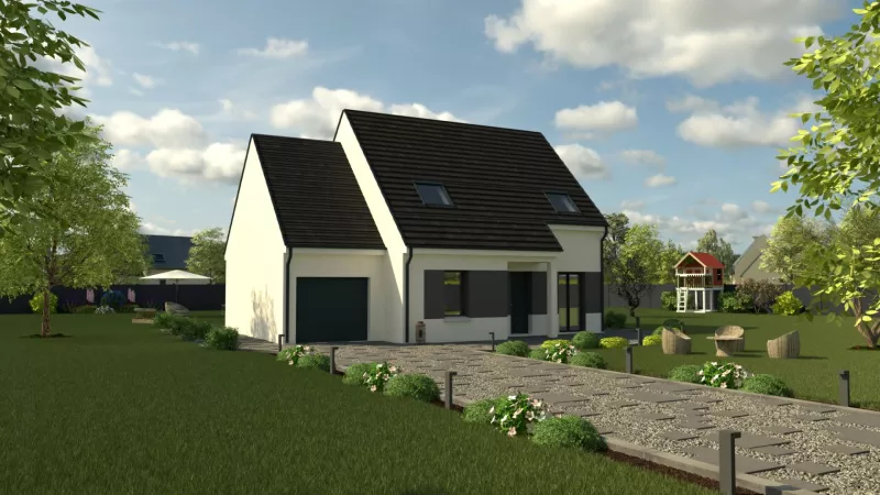 image tm Projet de construction d'une maison 100.51 m² avec terrain à NEUVILLE-AUX-BOIS (45)