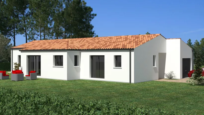 Image Projet de construction d'une maison 130 m² avec terrain à CHANIERS (17)