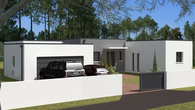 Image Projet de construction d'une maison 130 m² avec terrain à PONT-L'ABBE-D'ARNOULT (17)
