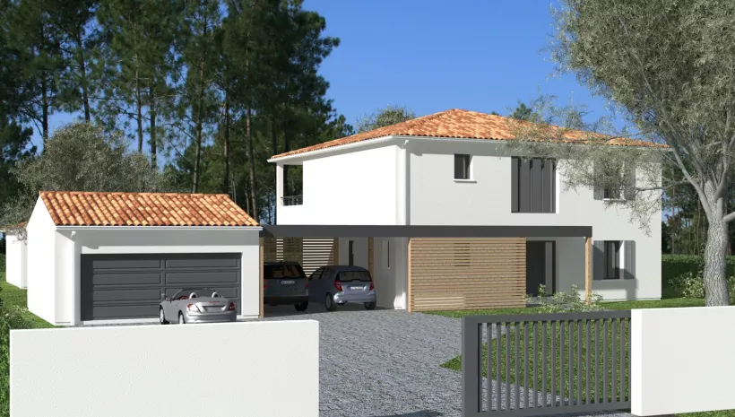 Image Projet de construction d'une maison 140 m² avec terrain à SEMUSSAC (17)