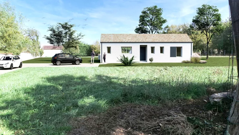 Image Projet de construction d'une maison 95 m² avec terrain à PONT-L'ABBE-D'ARNOULT (17)