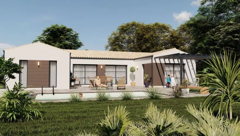 Image Projet de construction d'une maison 90 m² avec terrain à SAUJON (17)