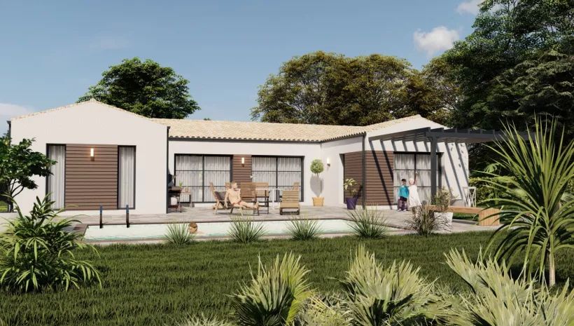 Image Projet de construction d'une maison 115 m² avec terrain à SAUJON (17)