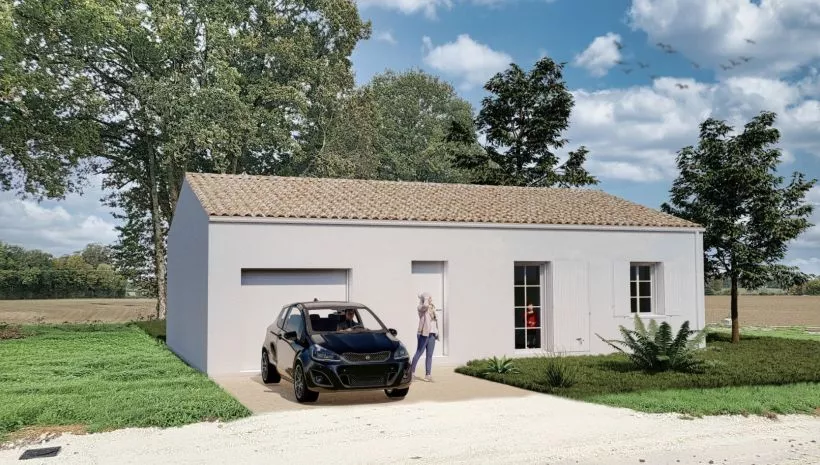 Image Projet de construction d'une maison 70 m² avec terrain à SAUJON (17)