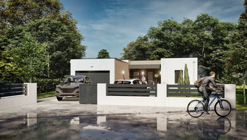 Image Projet de construction d'une maison 125 m² avec terrain à CHANIERS (17)
