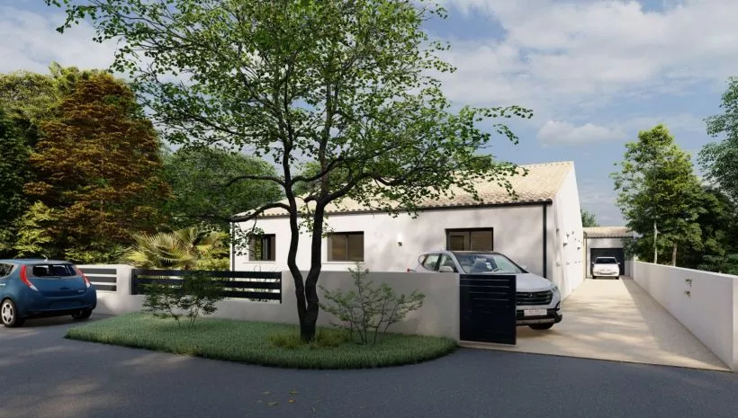 Image Projet de construction d'une maison 90 m² avec terrain à SAUJON (17)