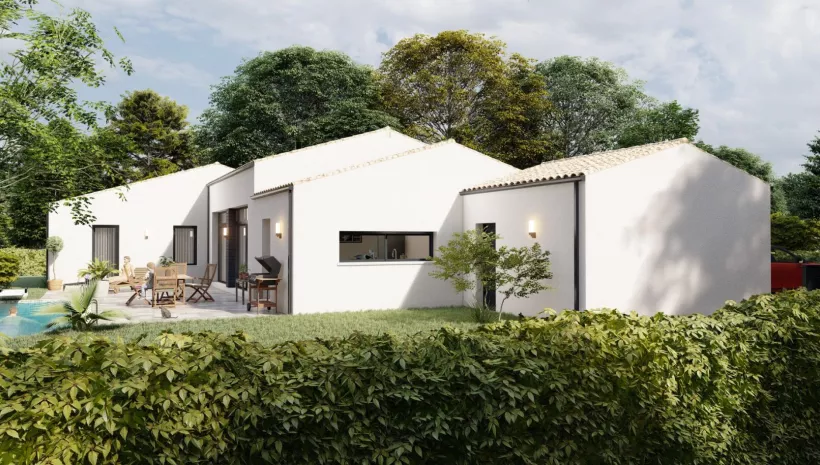 Image Projet de construction d'une maison 125 m² avec terrain à MEURSAC (17)
