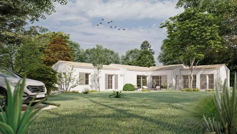 Image Projet de construction d'une maison 140 m² avec terrain à MEURSAC (17)