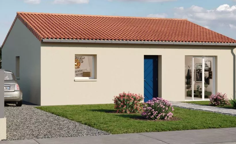 Image Projet de construction d'une maison 100 m² avec terrain à MOULIDARS (16)