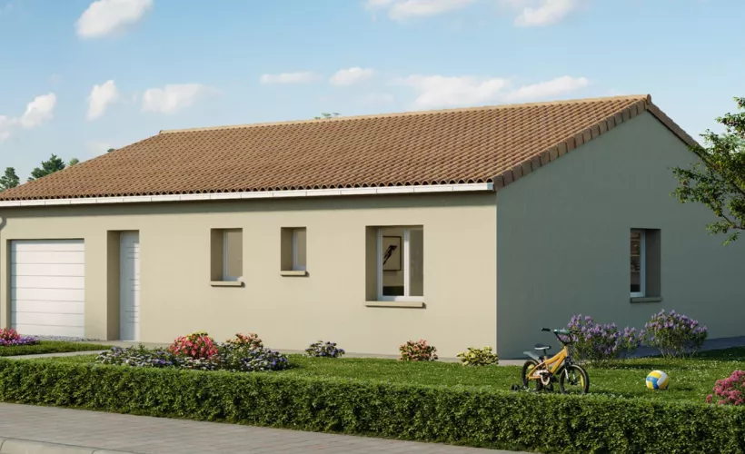 Image Projet de construction d'une maison 70 m² avec terrain à BARBEZIEUX-SAINT-HILAIRE (16)