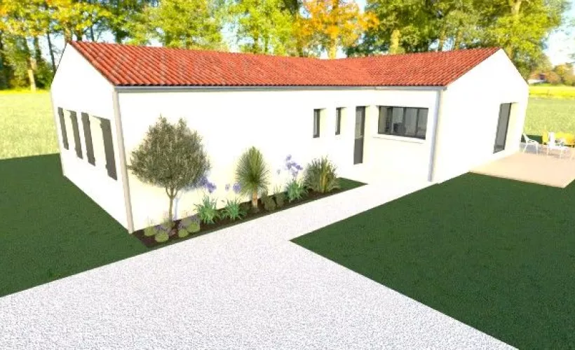 Image Projet de construction d'une maison 108 m² avec terrain à SAINT-LAURENT-DE-LA-PREE (17)