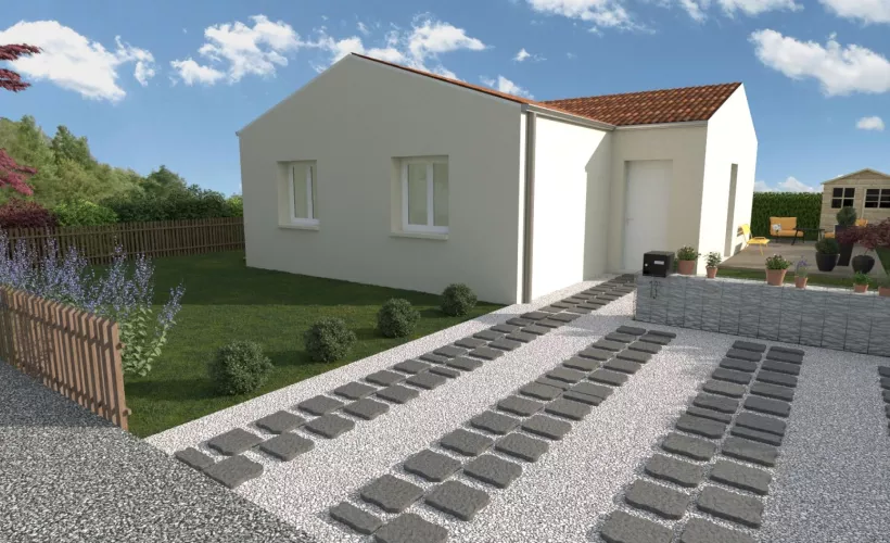 Image Projet de construction d'une maison 66 m² avec terrain à SAINT-DENIS-DU-PIN (17)