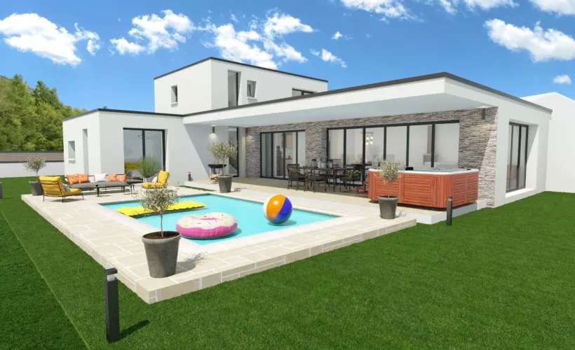 Image Projet de construction d'une maison 145 m² avec terrain à PERIGNY (17)