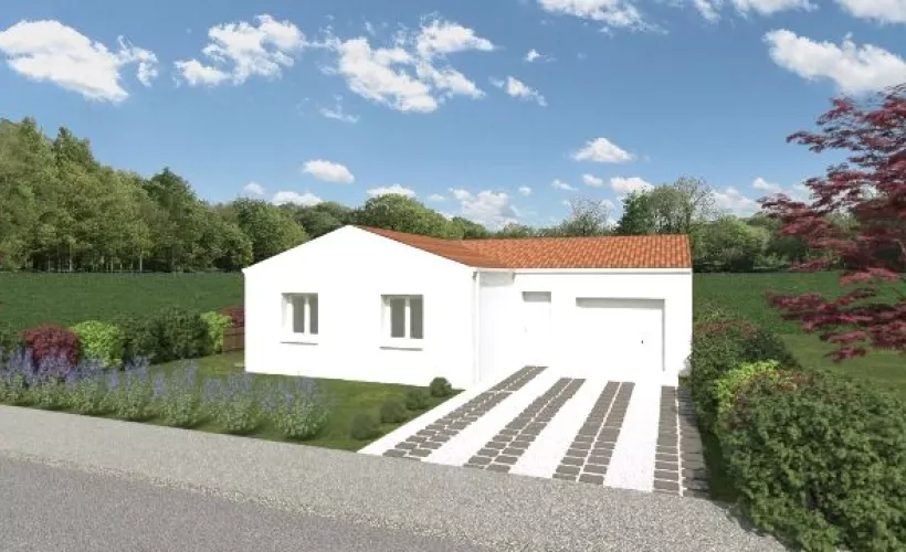Image Projet de construction d'une maison 66 m² avec terrain à NIEUL-LE-DOLENT (85)