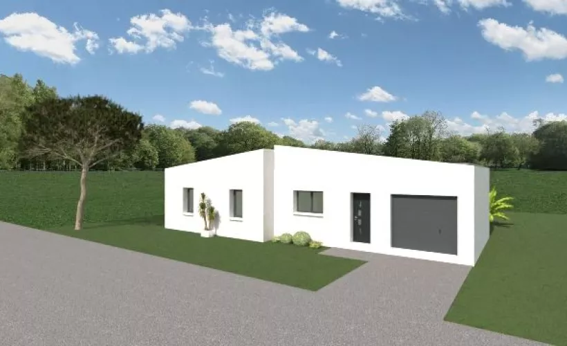 Image Projet de construction d'une maison 3 chambres avec terrain à LONGEVILLE-SUR-MER (85)