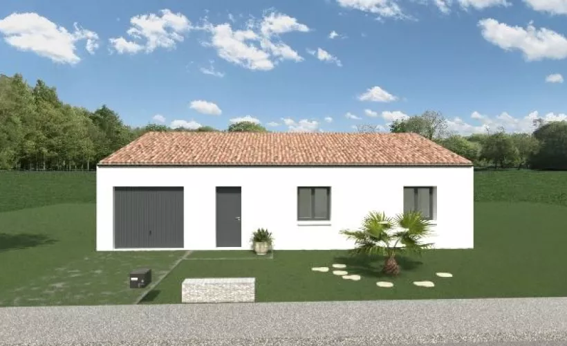 Image Projet de construction d'une maison 4 chambres avec terrain à L'ILE-D'OLONNE (85)