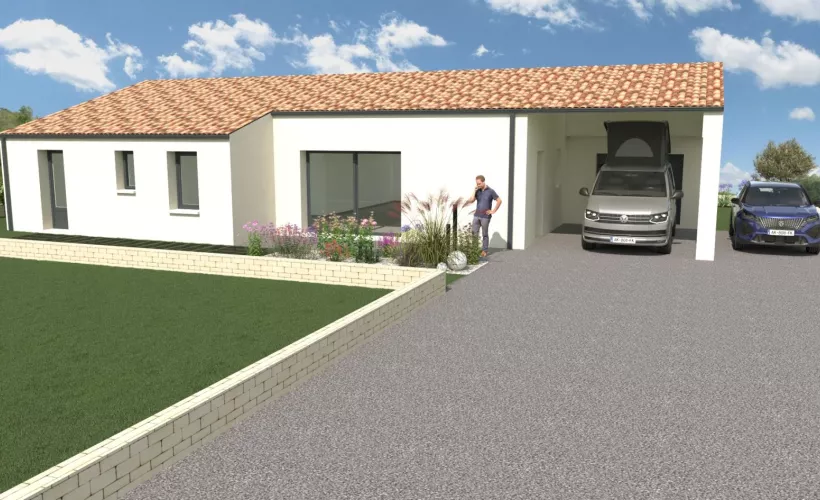 Image Projet de construction d'une maison 125 m² avec terrain à SAINTE-SOULLE (17)