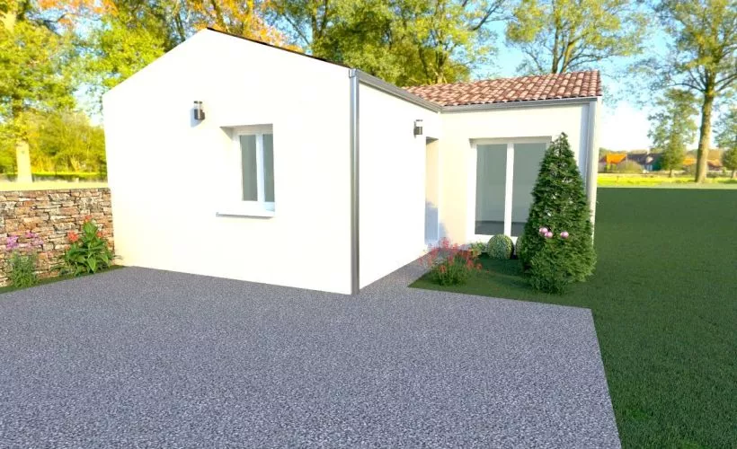 Image Projet de construction d'une maison 57 m² avec terrain à VENDRENNES (85)