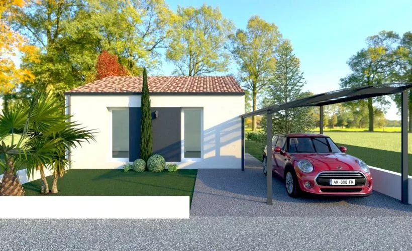 Image Projet de construction d'une maison 52.31 m² avec terrain à LA ROCHE-SUR-YON (85)