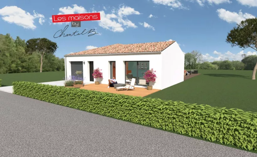 Image Projet de construction d'une maison 3 ch + bureau avec terrain à LONGEVILLE-SUR-MER (85)