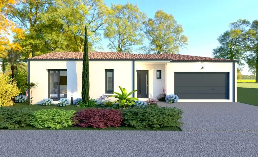 Image Projet de construction d'une maison 107 m² avec terrain à AIZENAY (85)