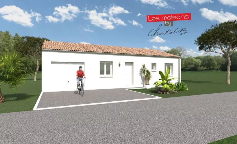 Image Projet de construction d'une maison 3 chambres 86 m² avec terrain à SAINT-VINCENT-SUR-JARD (85)