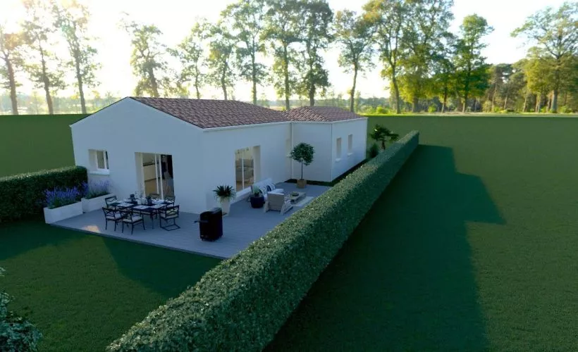 Image Projet de construction d'une maison 96 m² avec terrain à SAINT-ROMAIN-DE-BENET (17)