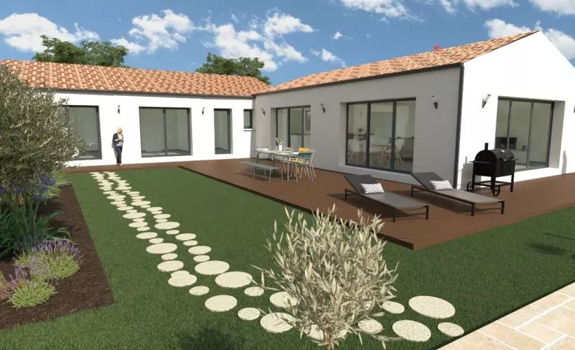 Image Projet de construction d'une maison 159 m² avec terrain à PERIGNY (17)