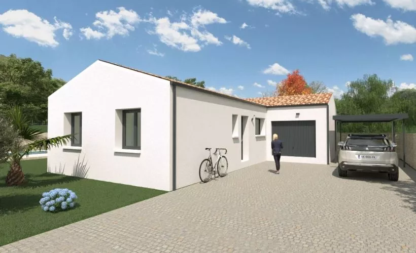 Image Projet de construction d'une maison avec terrain à ANGOULINS (17)