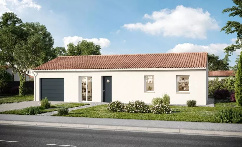 Image Projet de construction d'une maison 80 m² avec terrain à NIEULLE-SUR-SEUDRE (17)