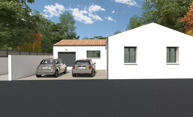 Image Projet de construction d'une maison 103 m² avec terrain à SAINTE-SOULLE (17)
