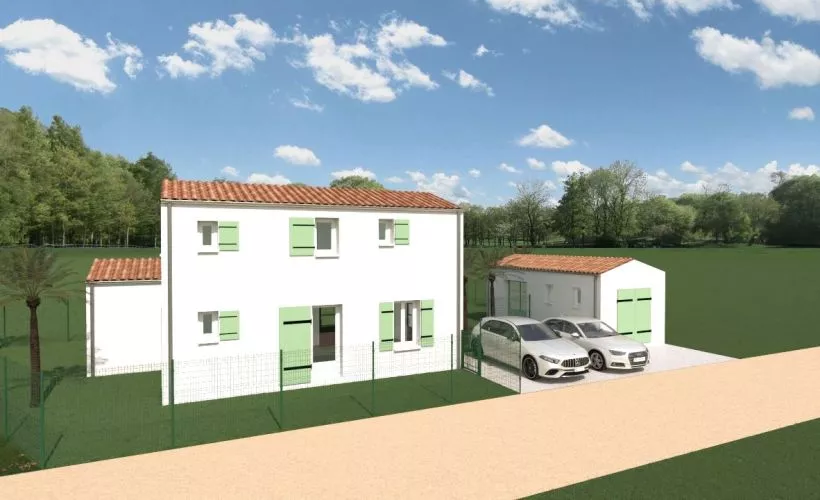 Image Projet de construction d'une maison 89 m² avec terrain à SAINT-GEORGES-D'OLERON (17)