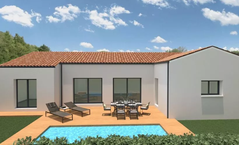 Image Projet de construction d'une maison 129.24 m² avec terrain à CORME-ROYAL (17)