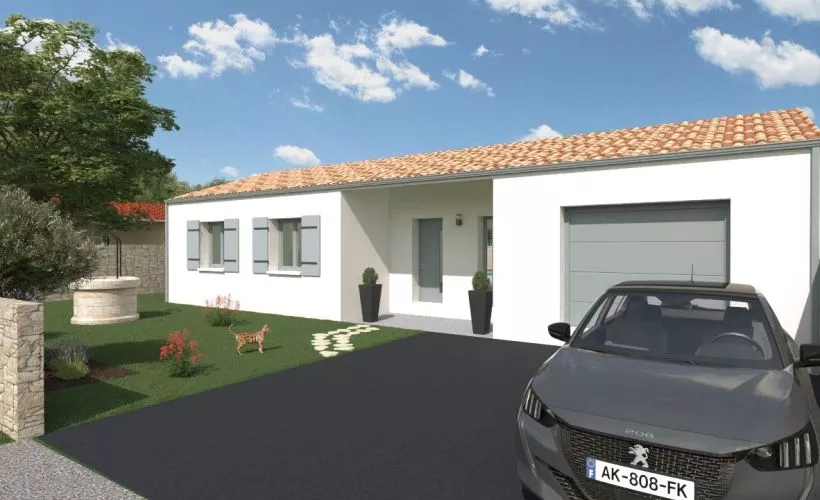 Image Projet de construction d'une maison 120 m² avec terrain à SALLES-SUR-MER (17)