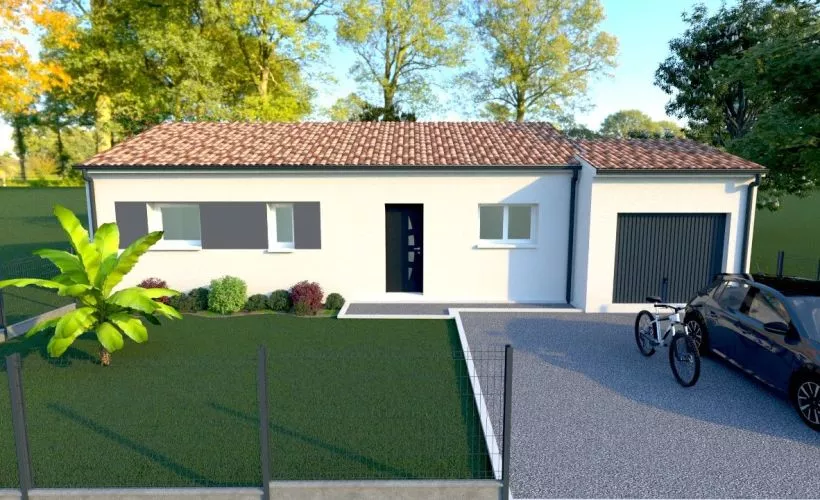 Image Projet de construction d'une maison 78 m² avec terrain à MEDIS (17)
