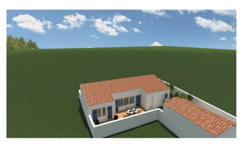 Image Projet de construction d'une maison 101.33 m² avec terrain à LE CHATEAU-D'OLERON (17)