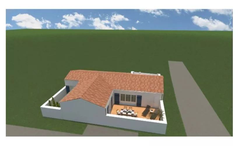 Image Projet de construction d'une maison 113.25 m² avec terrain à LE CHATEAU-D'OLERON (17)