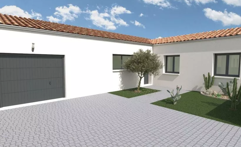 Image Projet de construction d'une maison 138 m² avec terrain à SAINT-ROGATIEN (17)