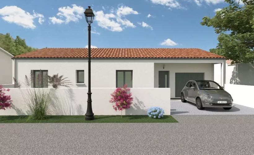 Image Projet de construction d'une maison 4 chambres avec terrain à VILLEDOUX (17)