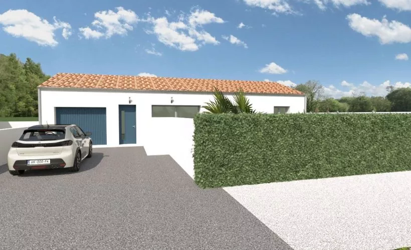 Image Projet de construction d'une maison de 3 chambres avec terrain à VILLEDOUX (17)