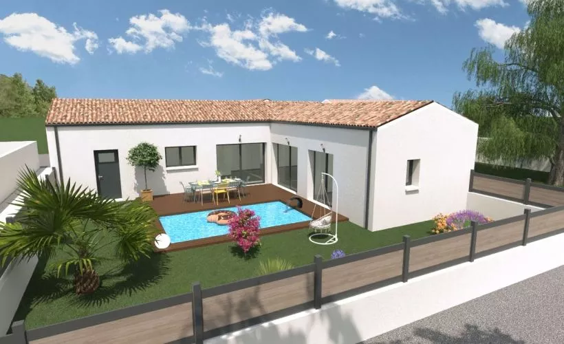 Image Projet de construction d'une maison 110 m² avec terrain à TAILLEBOURG (17)