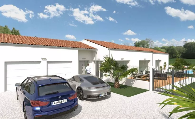 Image Projet de construction d'une maison 152.05 m² avec terrain à LES MATHES (17)