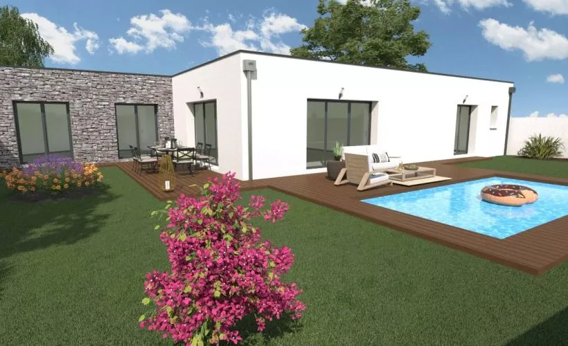 Image Projet de construction d'une maison 118 m² avec terrain à LAGORD (17)