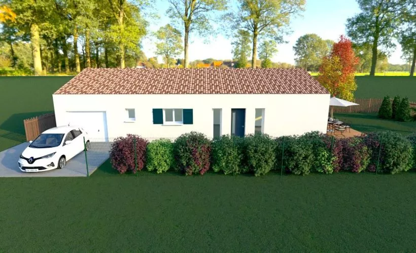 Image Projet de construction d'une maison 116 m² avec terrain à LE GUA (17)