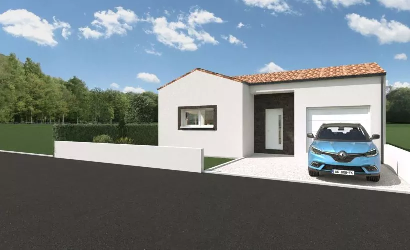 Image Projet de construction d'une maison 88 m² avec terrain à SAINT-VINCENT-SUR-JARD (85)