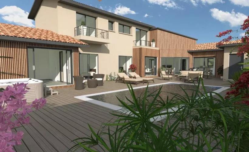 Image Projet de construction d'une maison 240 m² avec terrain à ANGOULINS (17)