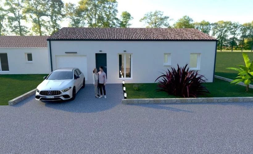 Image Terrain à bâtir de 402 m² à FONTCOUVERTE (17)