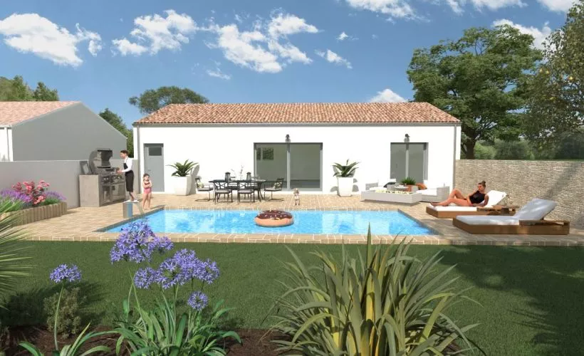 Image Projet de construction d'une maison 4 chambres avec terrain à SAINT-MEDARD-D'AUNIS (17)