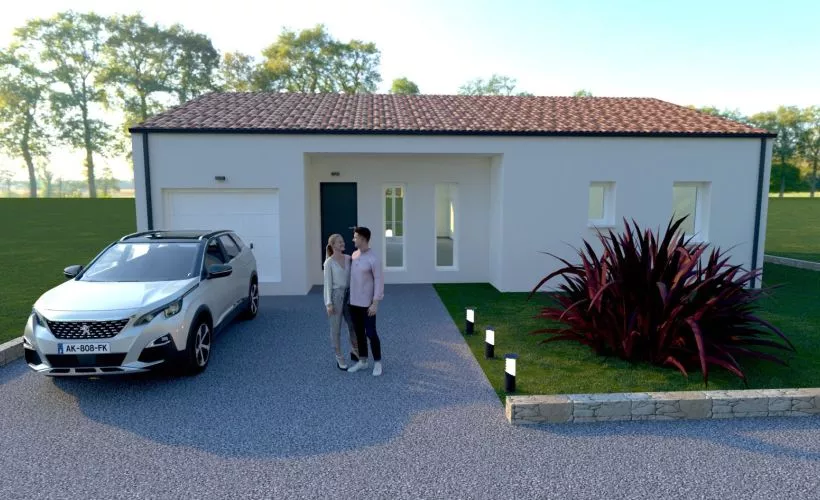 Image Terrain à bâtir de 426 m² à GOND-PONTOUVRE (16)